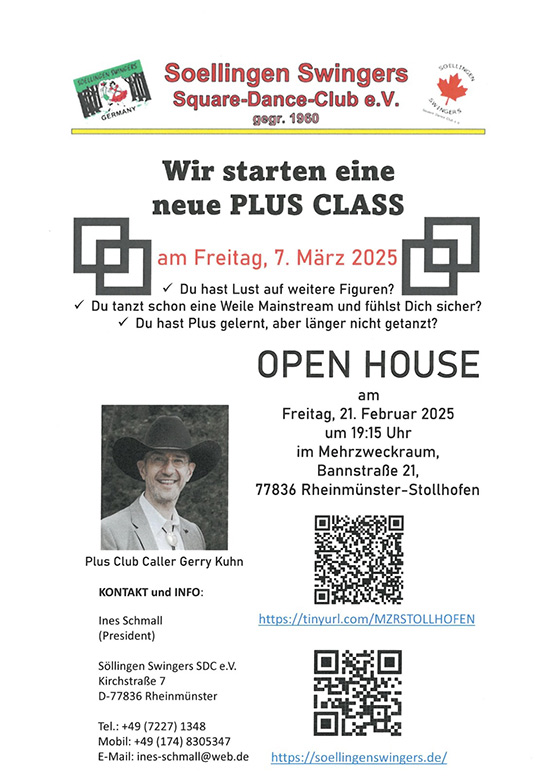 Söllingen Swingers Square Dance Club - Plus Class 2025